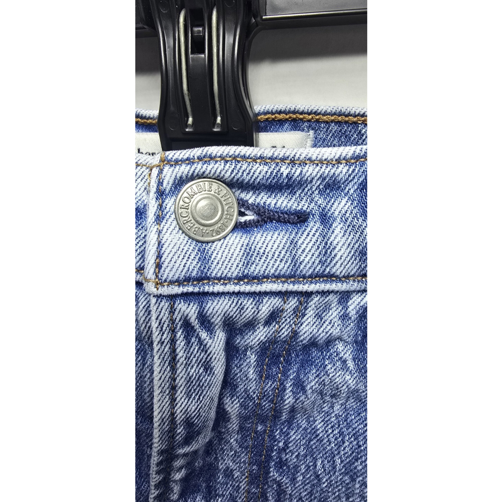Abercrombie & Fitch Jeans 24|00s The '90s Straight Ultra High Rise Curve Love - Picture 7 of 13